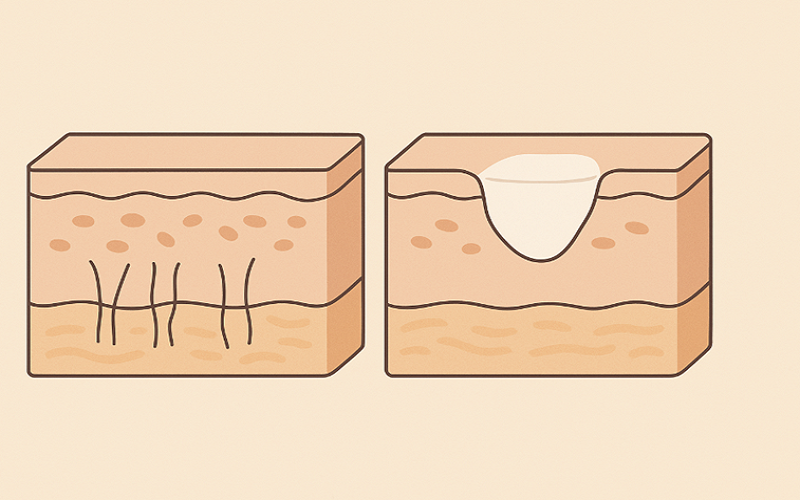 سفیدشدن جای زخم