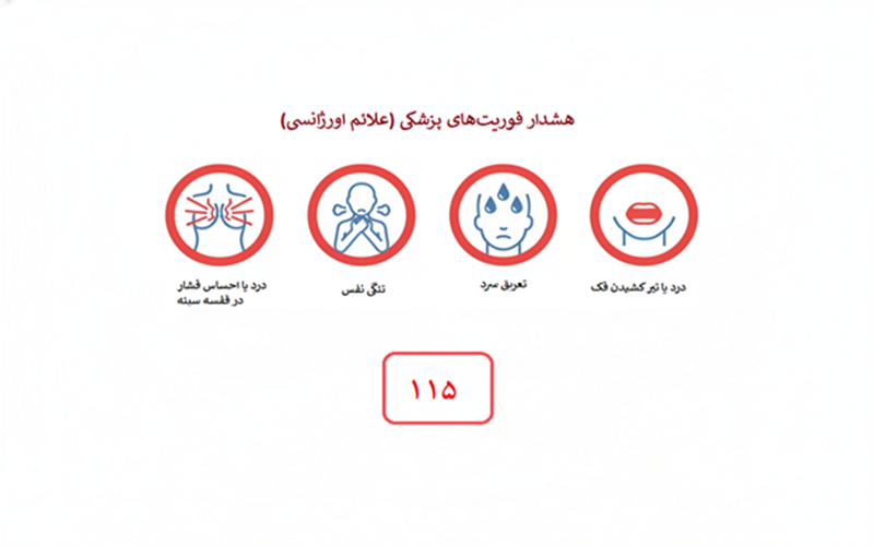 هشدار فوریت پزشکی درد دست
